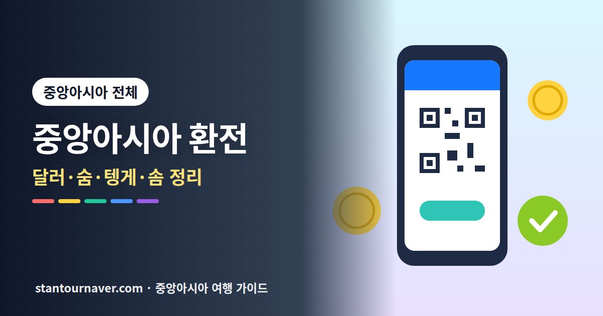 중앙아시아 환전 가이드: 달러 준비부터 숨·텡게·솜 바꾸는 법